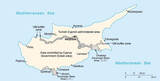 cyprus map